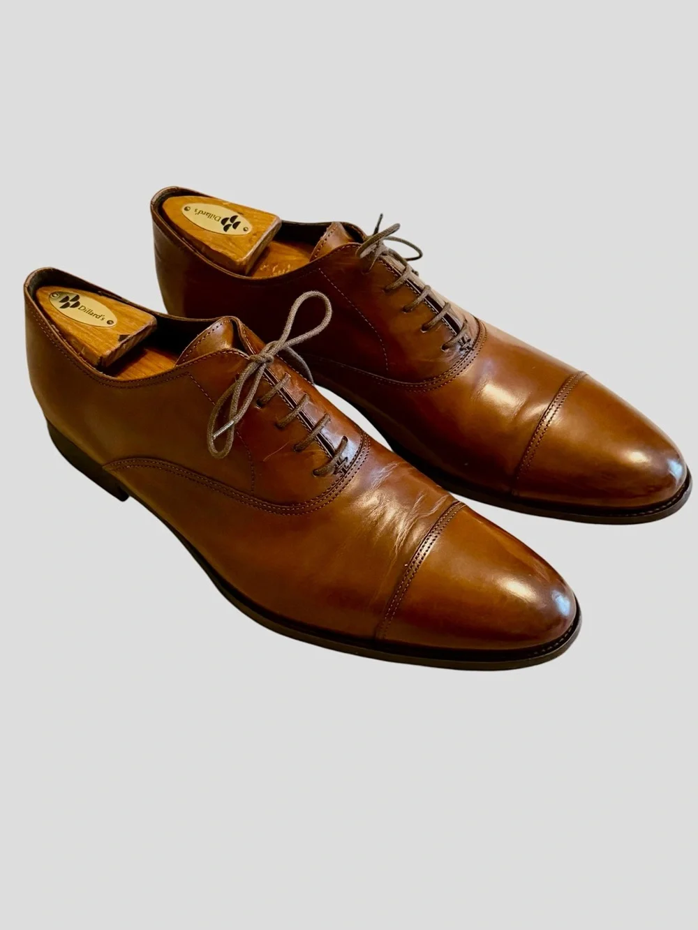 To Boot New York Adam Derrick 12981 Brown Cap Toe Oxford Dress Shoes 11.5 Italy